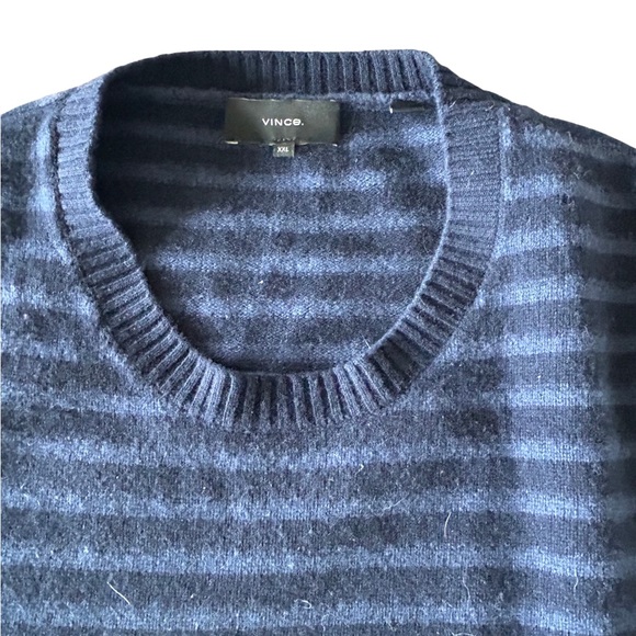 VINCE WOOL NYLON CREWNECK SWEATER XXL - Picture 2 of 5